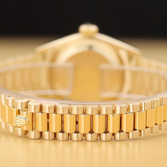 Mint! Rolex President 18k Datejust Ladies Watch w/ factory box and hang tag! - Picture 6 of 8